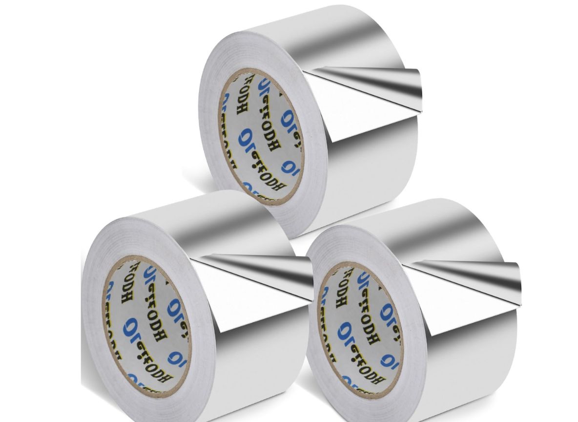 “Aluminum duct tape rolls for HVAC duct sealing, insulation, and industrial applications.”